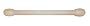WaldMann HDL Handle, Beechwood w/end caps, 16-1/2" OAL