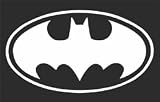 Batman Decal Sticker White