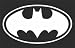 Automotive : Batman Decal Sticker White