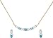 Jewelry : Blue Topaz / Diamond Necklace and Earring Set