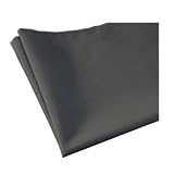 Pack of 6 les essentiels plain cotton damask teflon-coated napkins charcoal 45x45
