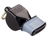 Fox 40 Whistle With Mouth Grip (Black)