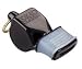 Fox 40 Whistle With Mouth Grip (Black)