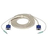 Black Box PREMIUM VGA CABLE WAUDIO50FT HD15 and 3