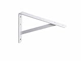 White HD Steel Shelf Bracket, 19-1/2'' Deep x 13'' High