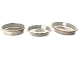 Review Frankoma Pottery  / Frankoma Color Works Whipped Cream Bakerware Set 3-pc.