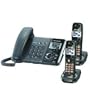 Panasonic KX-TG9392T 2-Line Corded/Cordless Phone with Answering System, Metallic Black, 2 Handsets