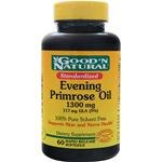 Evening Primrose Oil 1300mg - 60 softgels,(Good'n Natural)