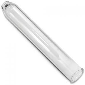 16" Long 50mm 2" Diameter 5mm Thick Clear Glass BHO Extractor Tube