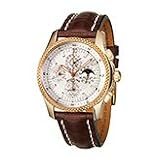 Breitling H2936312-G628-739P Mark VI Silver Dial Leather Crocodile Mens Automatic Chronograph,...