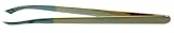 3 1/2'' ANGLED SLANT TIP GOLDEN TWEEZERS