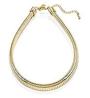 Autograph Faux Snakeskin Design Collar Necklace