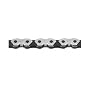 KMC K710 Kool Bicycle Chain (1-Speed, 1/2 x 1/8-Inch, 112L, Silver/Black)