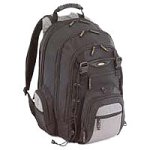 Targus Metro Notebook Rucksack bis 39,1 cm (15,4 Zoll), schwarz / silber