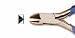 PLIER DIAGONAL CUTTER SLIMLINE ROUND END 4-1/4"