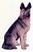 Dog Figurine - German Shepherd