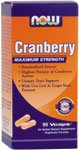 Cranberry by NOW Foods - Herbs (1000 mg - 90 Vegetarian Capsules)