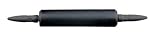 Fiesta Products Traditional Rubber Handles Sil-pin Silicone Rolling Pin, Black