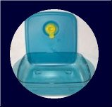 Tupperwre Vent N Serve Med Shallow Set of Two. 2½-cup