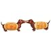 Hot Diggity Dogs Ketchup & Mustard Magnetic Shakers