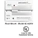 MTI Industries 40-442A-WT 12-V Flush Mount LP Gas Detector