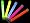 25 x 6 Inch  Foil Wrapped Omniglow Glow Sticks