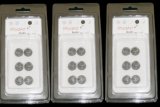 3 Pack! New Earphone pads for iPod headphone-Material: Silicon(Package Includes :3 x Earbud (small),3 x Earbud (medium),3 x Earbud (large))