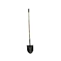 Union Tools ToughBuilt Long-Handled Square Point Digging Shovel with Fiberglass Handle #45037