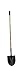 Tools & Hardware : Union Tools ToughBuilt Long-Handled Square Point Digging Shovel with Fiberglass Handle #45037
