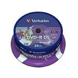 Verbatim Printable 2.4x Double Layer DVD+R (43572)