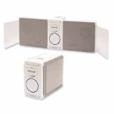 MAX191218 Portable Speakers, for iPod/MP3/CD/DVD, Foldable, White