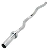 TKO Crome Tri-Grip Olympic Weight Plate Curl Bar - 60