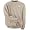 Sueded German Shepherd White Fleece Sweatshirt