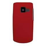 Hard Snap-on Shield RUBBERIZED RED Faceplate Cover Sleeve Case for NOKIA X2 ....