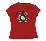 Buy Oklahoma University Womens T-Shirt by Star Struck