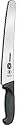 Victorinox 10-1/4-Inch Wavy Bread Knife, Black Fibrox Handle