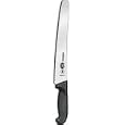 R H. Forschner by Victorinox 10-1/4-Inch Curved Blade Bread Knife, Black Fibrox Handle
