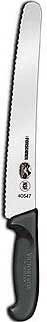 R H. Forschner by Victorinox 10-1/4-Inch Curved Blade Bread Knife, Black Fibrox Handle