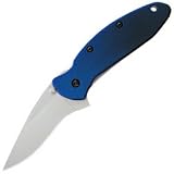 Kershaw Ken Onion Blue Scallion Folding Pocket Knife with Speed Safe