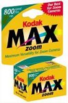 Kodak Max Zoom 800 Speed 36 Exposure 35mm Film