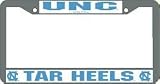 North Carolina Tar Heels Chrome License Plate Frame - SET OF 6 - Sports Merchandise