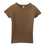 District Threads - Ladies Short Sleeve District Tee Chocolate Brown1X
