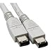 CCS11154 Firewire Cables, 6 Pin to 6 Pin, 6, Gray