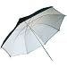 Adorama 40" White Interior Umbrella with Removeable Black Cover.