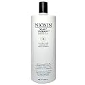 Nioxin System 1 Scalp Therapy for Normal to Thin-Looking Hair LITER 33.8oz