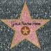 Walk Of Fame Hollywood Star Paper Decorations