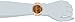 Nine West Women's NW/1584BNGB Brown Tiger Eye Dial Gold-Tone Bracelet Watch