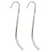 Silver Tone Metal Bookmarks 4.75 Inches (x2) - Fun Craft Beading Project