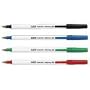 Round Stic Ballpoint Pen,Med Point,1.0mm,Green Ink/White Barrel,Pocket Clip BICGSM11GN
