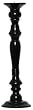 Wood Hand Carved Pillar Candleholder Large 21.75"H